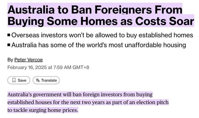 澳大利亚突下狠手！买房移民路子走不通限购令成“割韭菜镰刀”(图12)
