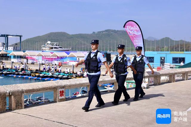 九游娱乐：第五届消博会首设三亚国际游艇展区三亚边检站靠前服务护航口岸安全稳定(图4)