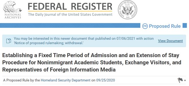 震惊！美国或取消FJ类签证“身份持续期”留学生居留时间将受限！(图2)